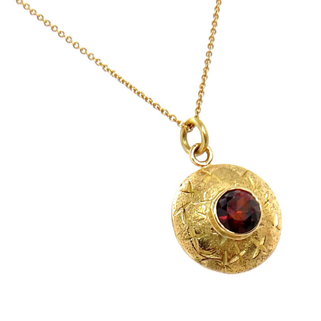 Olaedo Pink Tourmaline Pendant Necklace - Image 2